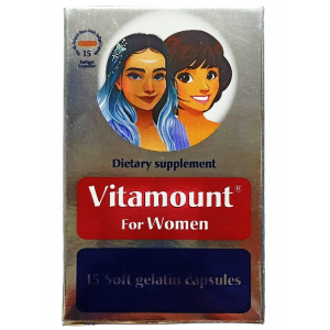 VITAMOUNT FOR WOMEN MULTIVITAMIN & MINERALS DIETARY SUPPLEMENT 15 SOFT GELATIN CAPSULES